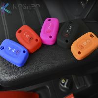 fgjfykjd Silicone Key Case Logo Cover For Mercedes Smart 451 453 Fortwo Forfour Car styling Remote Control Accessories Keychain Bag Alarm