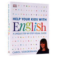 Original English DK helps Your children learn English Help Your Kids with English family education graphic guide English learning skills parenting teaching aids English Version Original