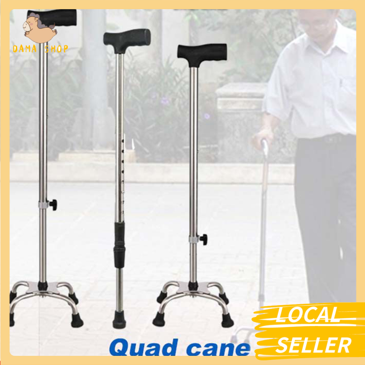 2023 New Tetrapod Luxury Walking Stick Arm Crutch Stainless Steel ...