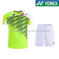 ∏❏ Yonex badminton uniforms Korean team mens and womens short-sleeved quick-drying sweatshirts