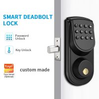 กุญแจแบบรหัสรหัสดิจิทัลประตูล็อคอัจฉริยะคีย์รหัสผ่านปลดล็อคล็อค Deadbolt อัจฉริยะโลหะล็อคอิเล็กทรอนิกส์ประตูห้องนอน