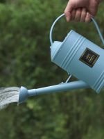 [Durable and practical] Imitation iron watering can large flower watering can gardening and vegetable watering can household long nozzle shower pot simple plastic watering can