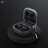 ฝาปิดกระเป๋าใส่หูฟังพร้อมรูชาร์จที่แม่นยำสำหรับ Galaxy Buds สีม่วงใส