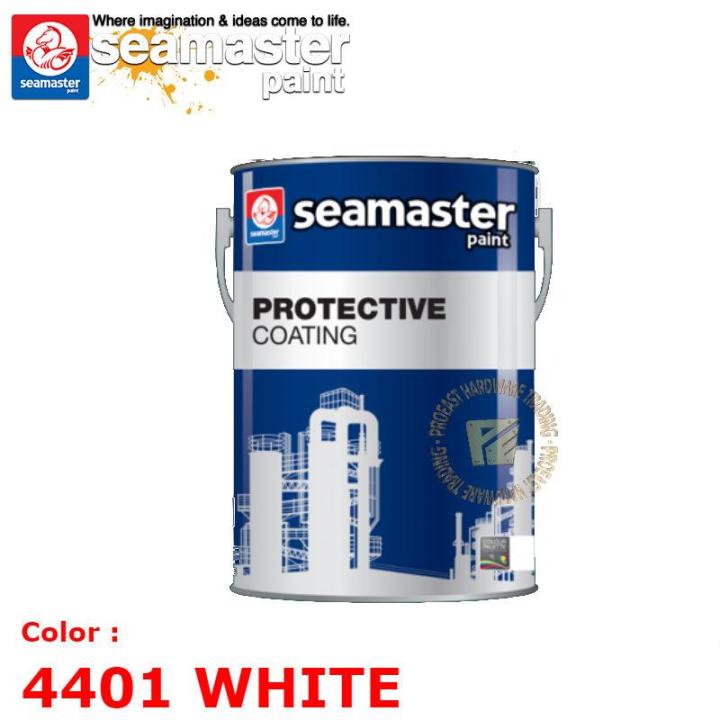 Seamaster Paint (4401/White) 9300 Expoxy Enamal Protective Coating-1L ...