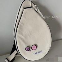 ★New★ Korea LOVEFORTY Tennis Bag Shoulder Bag Blue Edge Shunfa Canvas Ball Bag