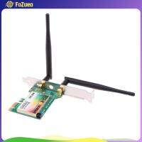 FoZueo ไวไฟการ์ด PCI-E เครือข่ายอีเทอร์เน็ตแลนไร้สายพร้อมเสาอากาศภายนอก2ชิ้น