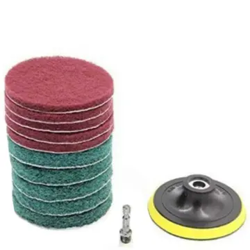 3 Pcs 4Inch 100mm Cloth Polishing Mop Wheel Pad for Power/Battery Drill  Buffing Grinder