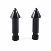 2 Pcs Swiss-Style BLACK Tip Mini Point FOR LEICA GMP101 TYPE MINI PRISM TIP TOTAL STATION SURVEYING