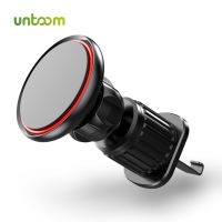 Untoom Dudukan Ponsel Mobil Dudukan Telepon Mobil Magnetik Universal Putaran 360 Klip Ventilasi Udara Mobil Magnet Kuat untuk iPhone Xiaomi