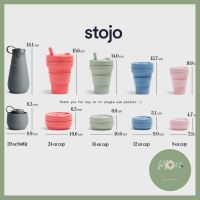 Stojo 24Oz-Coral แถมแปรงล้างหลอด "ของเเท้มี Serial no." จากตัวเเทนจำหน่ายในไทย มาแรง ร้าน PP702