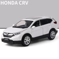 1:32รถฮอนด้า Crv Suv โมเดลรถโลหะผสมหล่อโลหะของเล่นรถแบบจำลองสูงเก็บรวบรวมเสียงและแสง