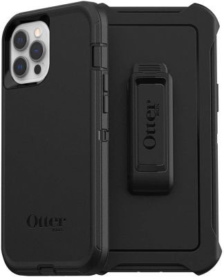OTTERBOX DEFENDER SERIES SCREENLESS EDITION Case for iPhone 12 Pro Max - BLACK Black Case