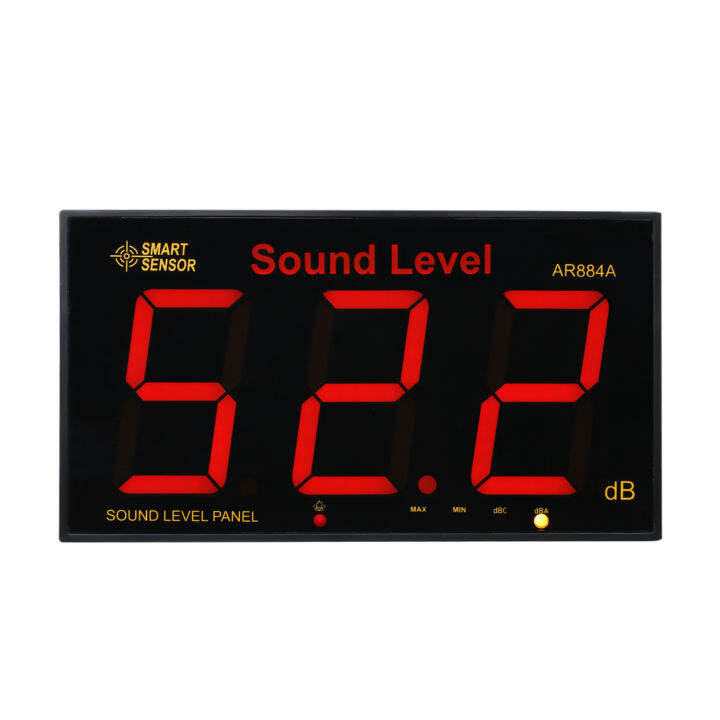 kkmoon-ar884a-sound-level-meter-หน้าจอใหญ่-lcd-ติดผนังดิจิตอลแบบดิจิตอล-noiseless-decibel-ตัวทดสอบติดตามเครื่องมือวัด30-130db-ช่วงการวัด