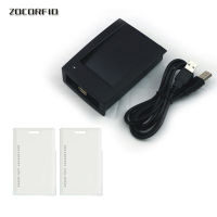 125KHZ Frequency RFID reader USB virtual COM(RS232) port, RS232 RFID reader free Card