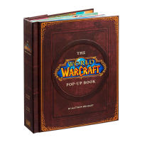 The world of Warcraft pop up book original 3D paper carving creative book around the game English book