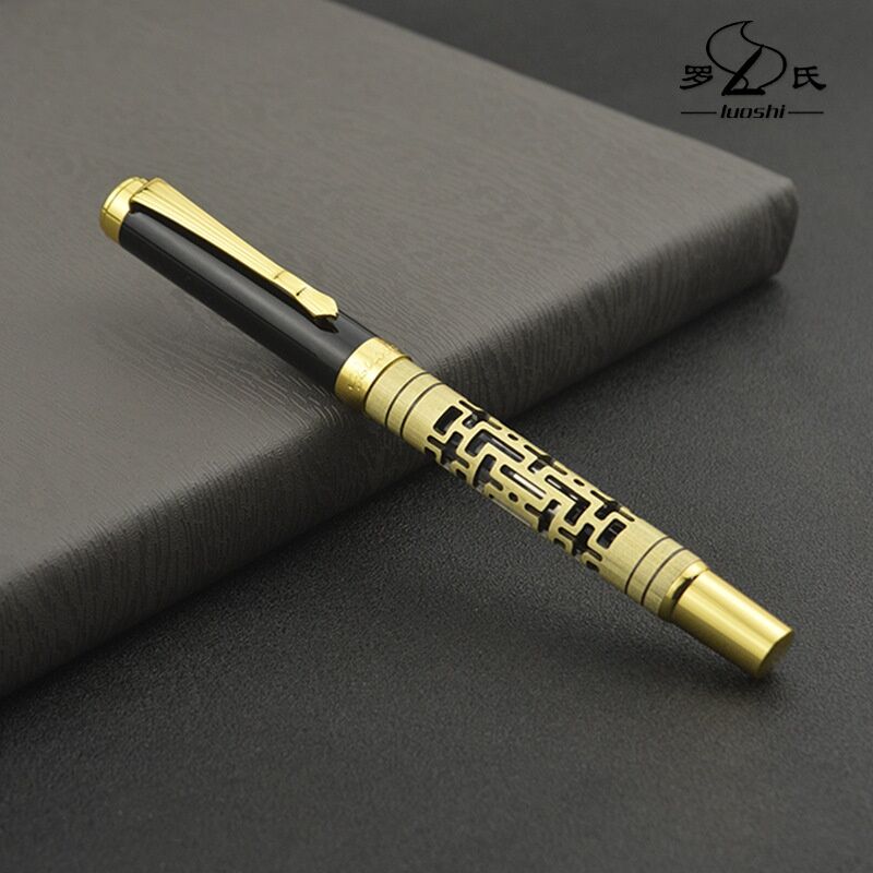 Metal Fountain Pen Iridium Nib 0.7 mm Calligraphy Pen Vintage Gift Pen for Writing Stationery Executive Office School Supplies