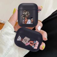 Newest Soft TPU Case For AirPods 2 1 TPU Wireless Bluetooth Earphone Box Earring Beauties Girl Cover For Airpods Pro 3 2021 Bag Wireless Earbuds Acces