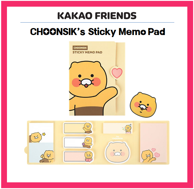 Kakao Friend Choonsiks Sticky Memo Pad Lazada Ph 5293