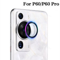 สำหรับหัวเว่ย P60 Pro โลหะกล้องป้องกันแก้วแหวนเลนส์ฟิล์มสำหรับหัวเว่ย P60Pro กลับเลนส์ป้องกันแก้วกรณี