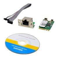 2X M.2 A+E KEY 2.5G Ethernet LAN Card RTL8125B Industrial Control Network Card PCI Express Network Adapter