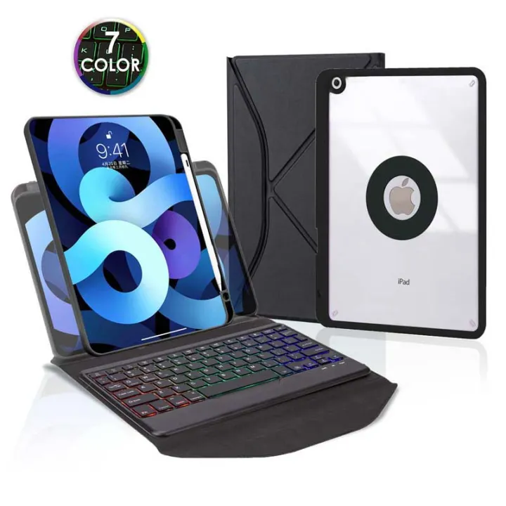 Backlights Keyboard with Movable Case for iPad 10th Gen 10.9 inch 2022