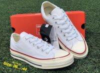 [ พร้อมส่ง ] รองเท้าคอนเวิร์ส All Star 70 OX White Size.36-44 ทรงสวย รองเท้าใส่เรียน รองเท้าแฟชั่น รองเท้าลำลอง ใส่ได้ทั้งชาย-หญิง รุ่นยอดนิยม ขายดี [AR01]