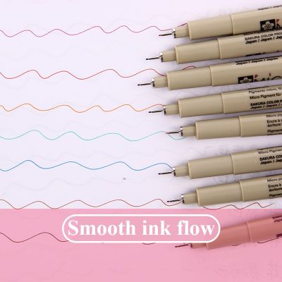 SAKURA Needle Pen Pigma Micron Pen Waterproof Hand-drawn Graphic Design Manga Sketch Liner Fineliner Mapping Pen Stationery XSDK