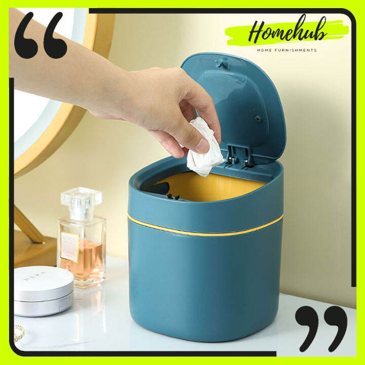 [ HOMEHUB ] MINI DESK BIN DESKTOP TRASH CAN DESKTOP BIN CAR SMALL WASTE
