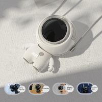 The new usb portable hang hang rope small fan handheld lazy neck mini leaves the astronauts small electric fan Mini Hand Held Fans