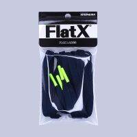 FlatX 8mm Deep Blue/ Neon Green Metal Tips Shoelaces High Quality Professional Sneaker Laces Shoelace Lacet