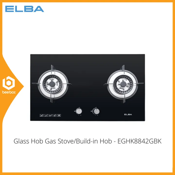 ELBA EGHK8842G(BK) Buildin Glass Gas Stove / Hob 5.0kW EGHK8842GBK