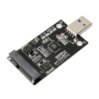 mSATA to USB Adapter mSATA External Case mSATA SSD to USB2.0 Riser Card Converter Board Suppor 30x50 m-SATA SSD Hard Disk for PC