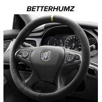 BETTERHUMZ Alcantara 38Cm 15Inch Car Steering Wheel Cover Fit For Buick Lacrosse Enclave CXL Auto Interior Styling Accessories