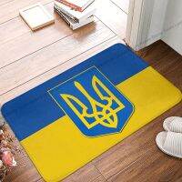 Non-slip Doormat Living Room Mat Flag Of Ukraine Patriotic Gift Floor Carpet Entrance Door Rug Bedroom Decorative Nails Screws Fasteners