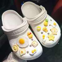 Aksesoris Sepatu DIY สำหรับรองเท้า Crocs อุปกรณ์ตกแต่งหัวเข็มขัดหัวเข็มขัดรองเท้าดีไซน์ของเล่นจิ๋วเรซิน