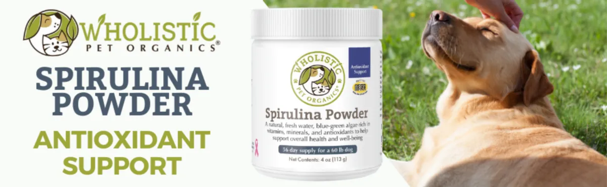 PRE-ORDER] Wholistic Pet Organics Spirulina for Dogs: Organic Spirulina  Powder Superfood Dog Multivitamin - Nutrient and Mineral Rich Spirulina  Supplement - 4 Oz (ETA: 2022-09-09) | Lazada