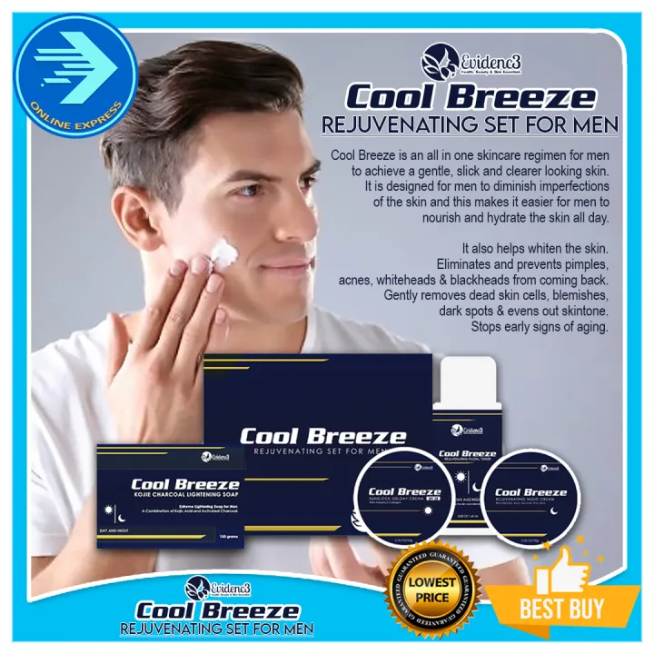 Original Cool Breeze Rejuvenating Set For Men Lazada Ph