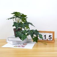 Simulation Plant Decoration Flower Wind Small Ornament Living Room Desktop Potted Home Indoor Fake Green Plant Bonsai