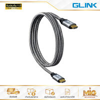 GLINK GL-201 สาย HDMI 2.0 Cable 4K สายถัก คุณภาพดี 4K Ultra HD Resolution 1.8M/3M/5M/10M/15M ประกันศูนย์ 1 ปี