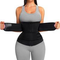 【CW】 Workout Waist Trainer Corset for Women 7 Steel Bones Neoprene Sauna Sweat Waist Trimmer Cincher Slimming Body Shaper Belt Girdle