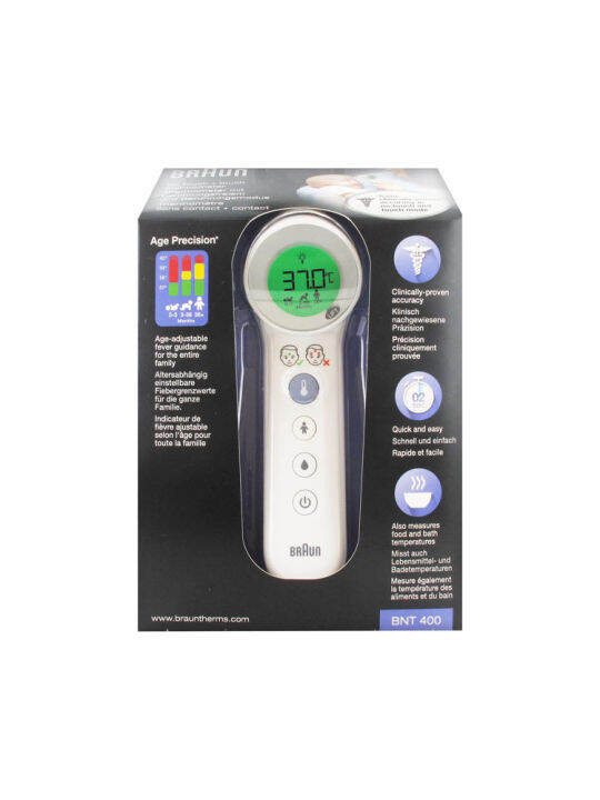 Braun No Touch Forehead Thermometer With Age Precision Bnt400 Lazada Singapore 3346