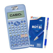 Combo Máy tính CASIO Fx-580VNX + Hộp bút bi Bitex B03