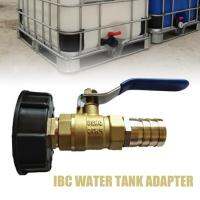 LF IBC Tote TANK ADAPTER S60 * 6 ก๊อกน้ำสวนทองเหลืองพร้อมการเชื่อมต่อท่อ 25 มม