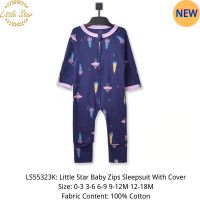 Little Star ชุดนอนมีซิป พร้อมผ้าคลุม สําหรับเด็ก LS55323K