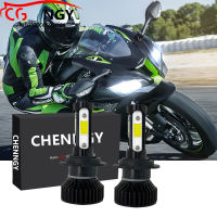 สำหรับ Kawasaki Ninja ZX10R ZX6R 2003 2004-2016 (ไฟฉายคาดศีรษะ)-(1คู่) ไฟหน้าไฟฉายคาดศีรษะ LED ชุดแปลง6000K LHL CG LY