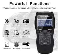 2023 Newest Maxiscan Vgate VS890S OBD2 Diagnostic Scanner VS890 Vgate SCAN Tool VS 890 CAN-BUS Multi-Languages Car Code Reader