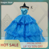 Dragon Handmade Princess Wedding PARTY ชุดเสื้อผ้าสำหรับตุ๊กตาของขวัญ