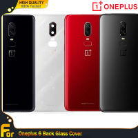 Beyondwolf เคสหลังสำหรับ Oneplus 6,พร้อมสติกเกอร์กาวสำหรับด้านหลังกระจกนิรภัย Oneplus 6ที่เปลี่ยนฝาครอบ