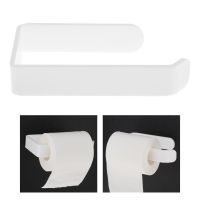 White Toilet Paper Holder Wall Mounted Paper Holder Tissue Roll Dispenser for Kitchen Washroom Bathroom Hotel Toilet Roll Holders