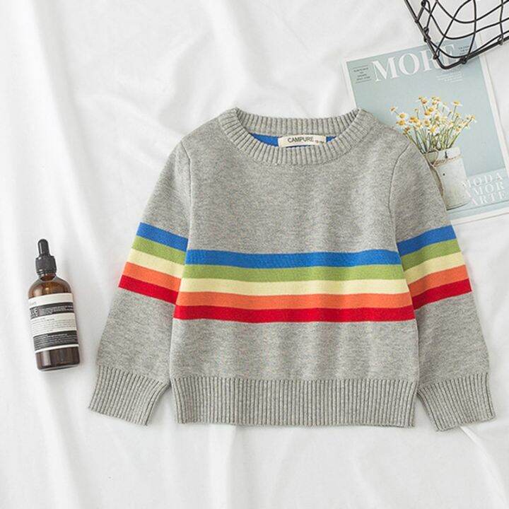 2023-kids-sweaters-winter-childrens-sweater-rainbow-striped-girls-boys-kint-sweaters-autumn-baby-warm-wool-tops-kids-clothes